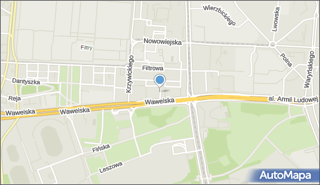 Warszawa, Jesionowa, mapa Warszawy