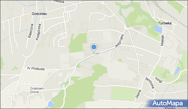 Wieliczka, Jedynaka Józefa, mapa Wieliczka