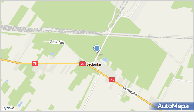 Zastawie gmina Stanin, Jedlanka, mapa Zastawie gmina Stanin