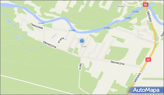 Zawiszyn gmina Jadów, Jemiołuszki, mapa Zawiszyn gmina Jadów