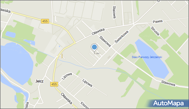 Jelcz-Laskowice, Jodłowa, mapa Jelcz-Laskowice