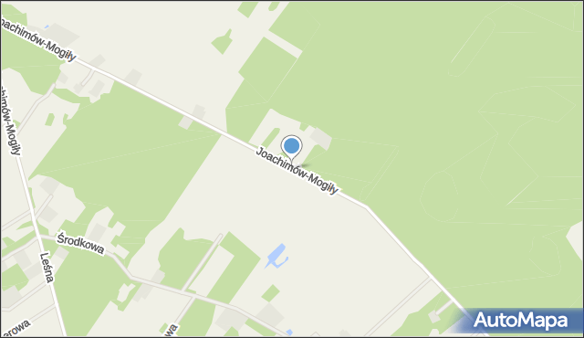 Joachimów-Mogiły, Joachimów-Mogiły, mapa Joachimów-Mogiły