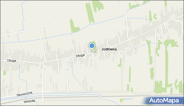 Jodłówka gmina Rzezawa, Jodłówka, mapa Jodłówka gmina Rzezawa