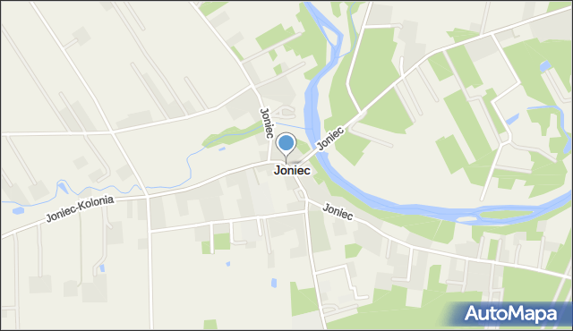 Joniec, Joniec, mapa Joniec