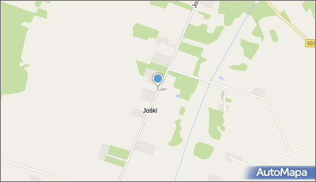 Jośki, Jośki, mapa Jośki