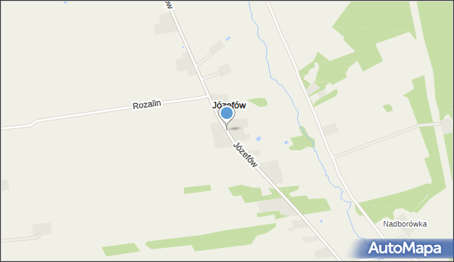 Józefów gmina Strachówka, Józefów, mapa Józefów gmina Strachówka
