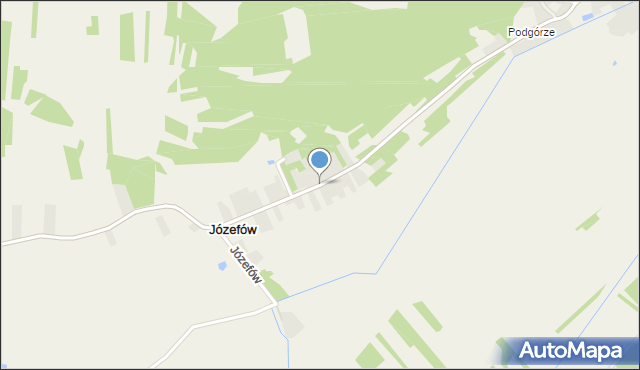 Józefów gmina Tuszów Narodowy, Józefów, mapa Józefów gmina Tuszów Narodowy