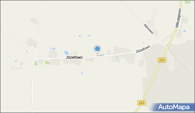 Józefowo gmina Kleczew, Józefowo, mapa Józefowo gmina Kleczew