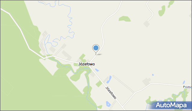 Józefowo gmina Nowinka, Józefowo, mapa Józefowo gmina Nowinka