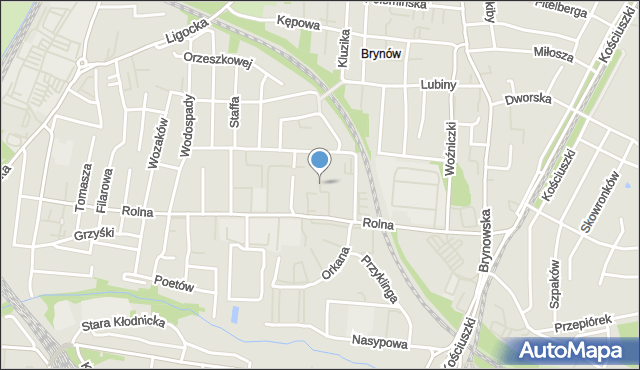 Katowice, Joliot-Curie Fryderyka, mapa Katowic