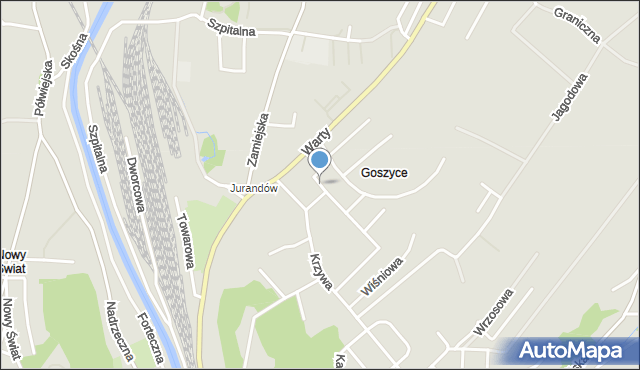 Kłodzko, Jodłowa, mapa Kłodzka