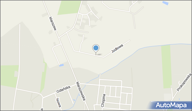 Marszew gmina Pleszew, Jodłowa, mapa Marszew gmina Pleszew
