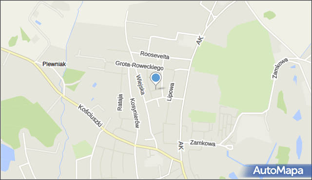 Nowogard, Jodłowa, mapa Nowogard