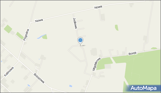 Osiedle Poznańskie, Jodłowa, mapa Osiedle Poznańskie