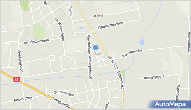 Turek, Jodłowa, mapa Turka