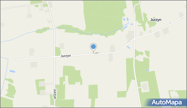 Jurzyn gmina Nowe Miasto, Jurzyn, mapa Jurzyn gmina Nowe Miasto