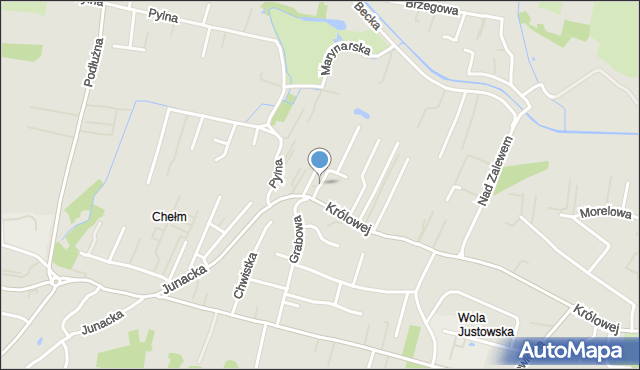 Kraków, Jurowicza Jerzego, mapa Krakowa