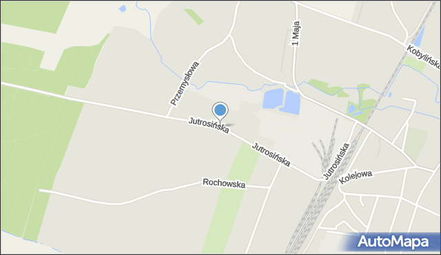 Zduny powiat krotoszyński, Jutrosińska, mapa Zduny powiat krotoszyński