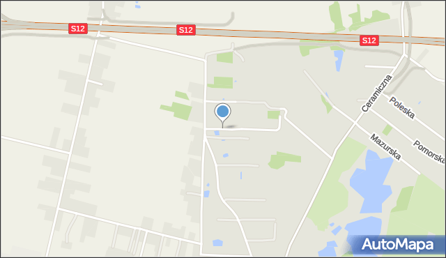 Chełm, Kaszubska, mapa Chełma