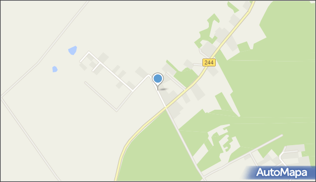 Dąbrówka Nowa gmina Sicienko, Kasztelańska, mapa Dąbrówka Nowa gmina Sicienko