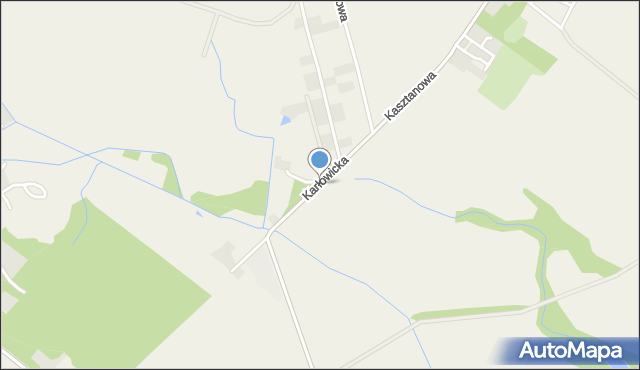 Dębogóra gmina Czerwonak, Karłowicka, mapa Dębogóra gmina Czerwonak
