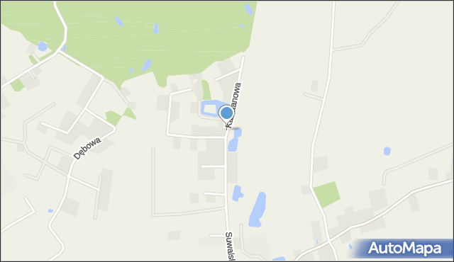 Gajewo gmina Giżycko, Kasztanowa, mapa Gajewo gmina Giżycko