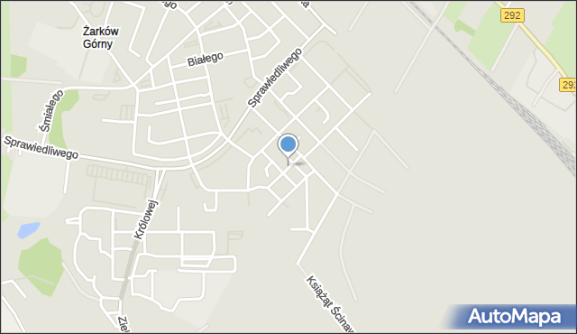 Głogów, Kaspra Eliana, mapa Głogów