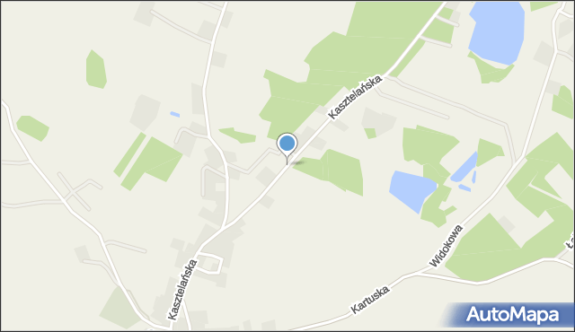 Goręczyno, Kasztelańska, mapa Goręczyno