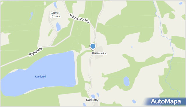 Grabówko gmina Nowa Karczma, Kamiony, mapa Grabówko gmina Nowa Karczma