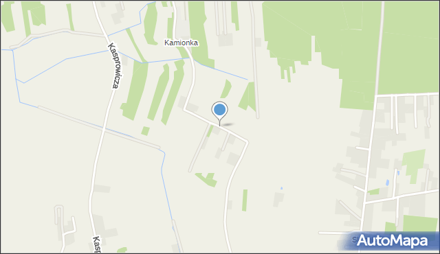 Jasień gmina Brzesko, Kamionka, mapa Jasień gmina Brzesko