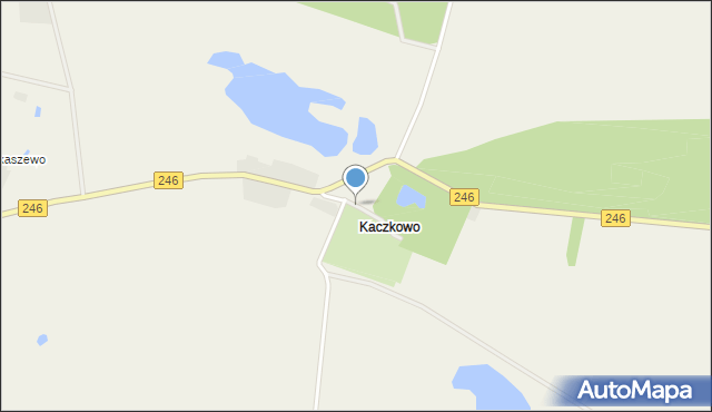 Kaczkowo gmina Gniewkowo, Kaczkowo, mapa Kaczkowo gmina Gniewkowo