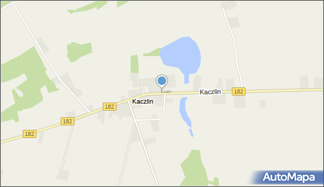 Kaczlin, Kaczlin, mapa Kaczlin