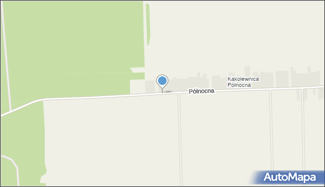 Kąkolewnica, Kąkolewnica Północna, mapa Kąkolewnica