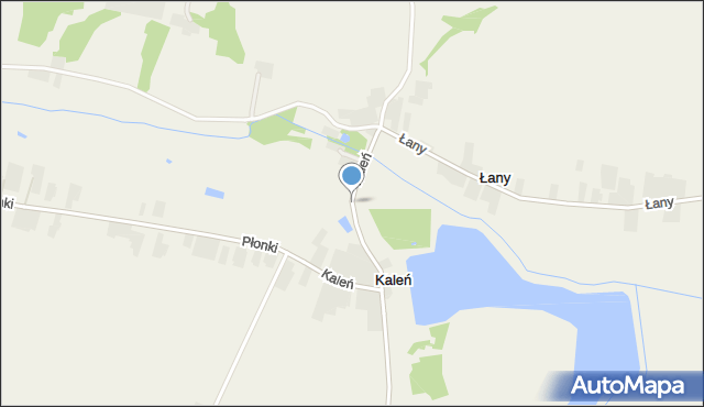 Kaleń gmina Markuszów, Kaleń, mapa Kaleń gmina Markuszów