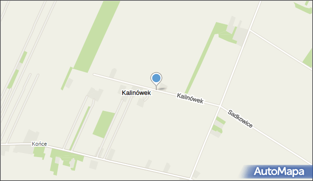 Kalinówek gmina Solec nad Wisłą, Kalinówek, mapa Kalinówek gmina Solec nad Wisłą