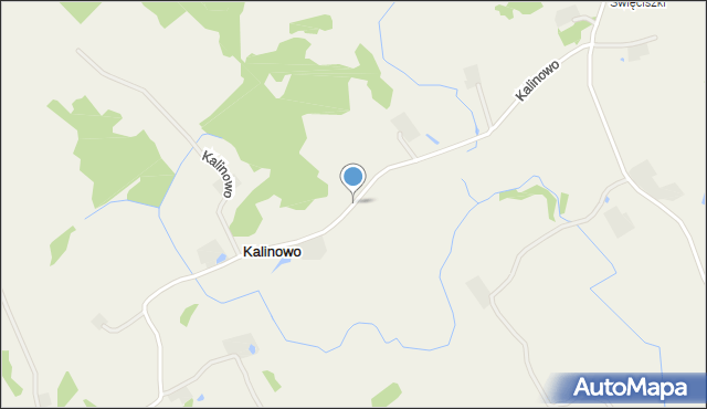 Kalinowo gmina Puńsk, Kalinowo, mapa Kalinowo gmina Puńsk