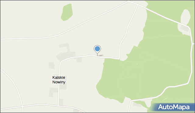 Kalskie Nowiny, Kalskie Nowiny, mapa Kalskie Nowiny