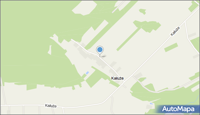 Kałuże, Kałuże, mapa Kałuże