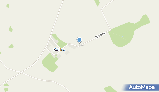 Kamica, Kamica, mapa Kamica