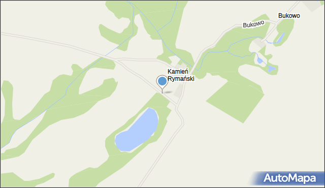 Kamień Rymański, Kamień Rymański, mapa Kamień Rymański