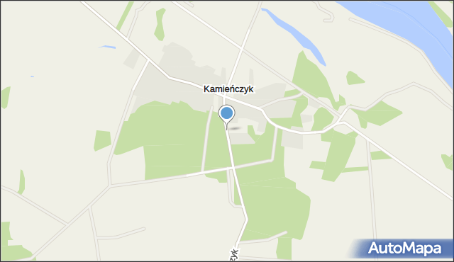 Kamieńczyk gmina Sterdyń, Kamieńczyk, mapa Kamieńczyk gmina Sterdyń