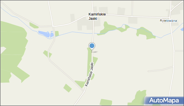 Kamińskie Jaski, Kamińskie Jaski, mapa Kamińskie Jaski