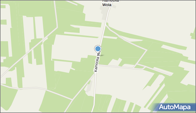 Kamocka Wola, Kamocka Wola, mapa Kamocka Wola