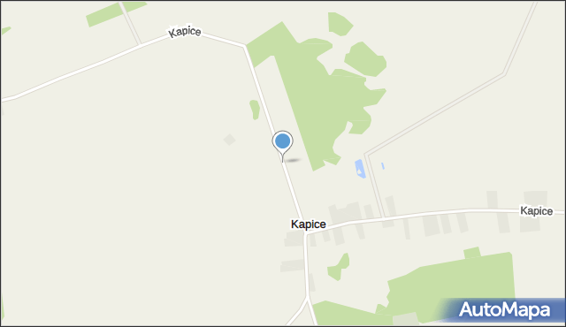 Kapice gmina Grajewo, Kapice, mapa Kapice gmina Grajewo