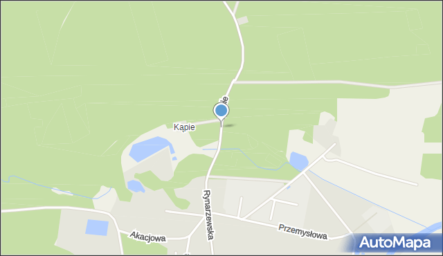 Kąpie, Kąpie, mapa Kąpie