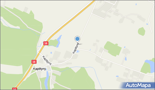 Kaplityny, Kaplityny, mapa Kaplityny
