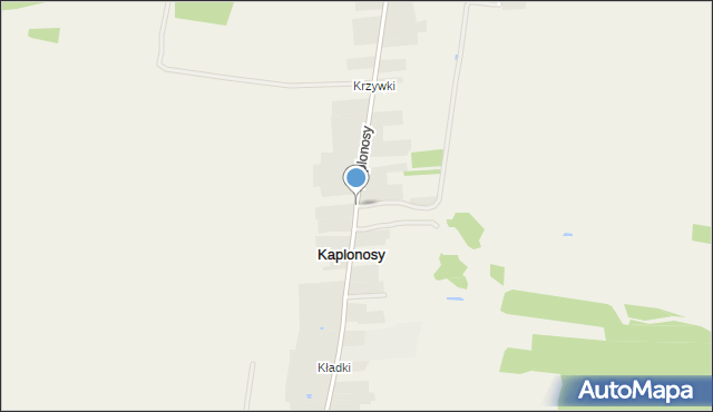 Kaplonosy, Kaplonosy, mapa Kaplonosy