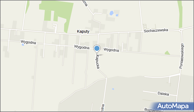 Kaputy, Kapucka, mapa Kaputy