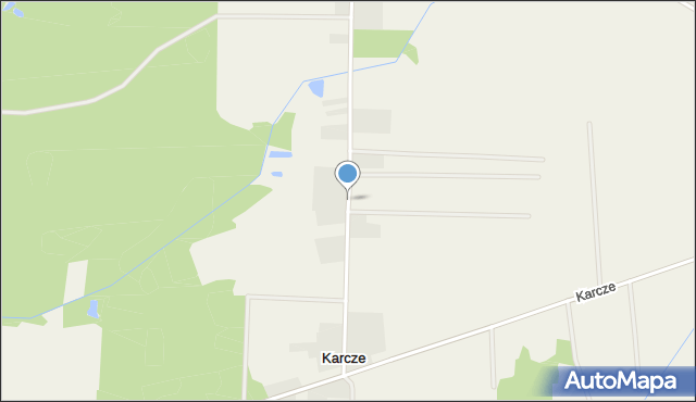 Karcze gmina Zbuczyn, Karcze, mapa Karcze gmina Zbuczyn