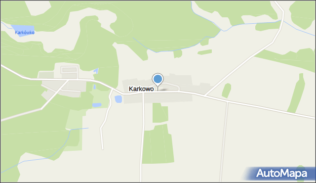 Karkowo gmina Chociwel, Karkowo, mapa Karkowo gmina Chociwel